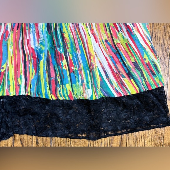 Prabal Gurung For Target Nolita Skirt Size 4 Punk Colorful Festival Art To Wear - Picture 2 of 7